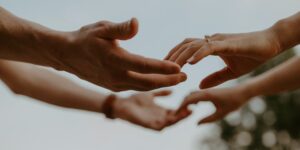hands supporting each other